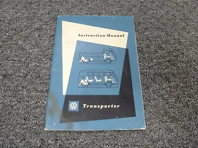 1961 Volkswagen VW Transporter Bus Van Owner Operator Manual User Guide • $237.97