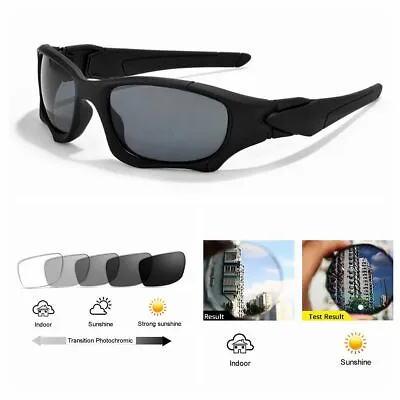 Men's Bifocal Photochromic Eyewear Cycling Golf Sports Reading Glass +1.0~+3.0 • £15.59