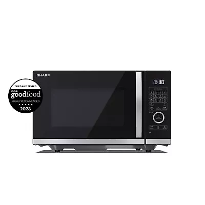 Sharp 25L 900W Digital Combination Flatbed Microwave - Black YCQC254AUB • £215.79