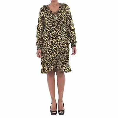 VERO MODA Women's Henna Smock Short Wrap Dress Mango Mojito XSX-Small • $13.92