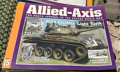 ALLIED-AXIS #15 M24 M-24CHAFFEE 6-RAD WLA SPzB 41 2.8cm  AMPERSAND FREE USA SHIP • $26.95