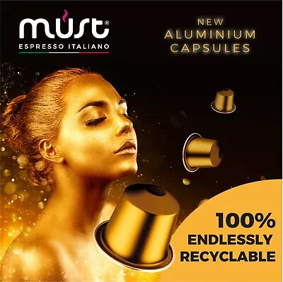$59.90 • Buy Nespresso Compatible Coffee ALUMINIUM  Capsules X 100 CHOOSE YOUR FAVORITE BLEND