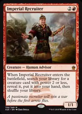 MTG Imperial Recruiter Near Mint Normal Masters 25 • $9.19