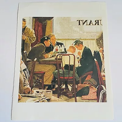 12 X15  Norman Rockwell 1977  Saying Grace  Mini Poster Color Lithograph • $11.95