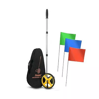 Measuring Wheel With 100 Pack Marking Flags Suit Perfect Match Suit • $48.99