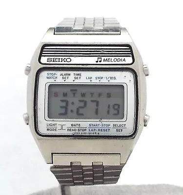 Seiko - A169-5010 - Melodia Alarm - Vintage Digital Men's Watch  ~#6843 • $100