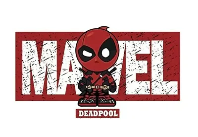 Deadpool Patch Iron On Heat Transfer Graphic Applique 3.15 X 1.73  Marvel Comics • $6.64