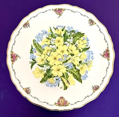 Royal Albert- Queen Mother's Favourite Flowers- Primroses Collector Plate • £12
