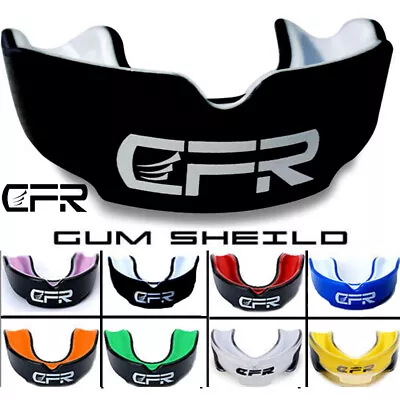 CFR Adults Boxing Mouth Guard Teeth Protector MMA Sports Mouthpiece With Case • $7.99