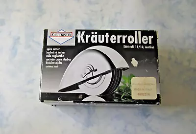 Krauterroller Herb Cutter Roller  Slicer Tool Stainless Steel 5-Blade • $15