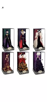 Disney Villains Designer Dolls Complete Set Of 6 • $1500