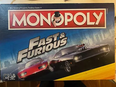 £23 • Buy Fast & Furious Monopoly Board Game Rare Collectable