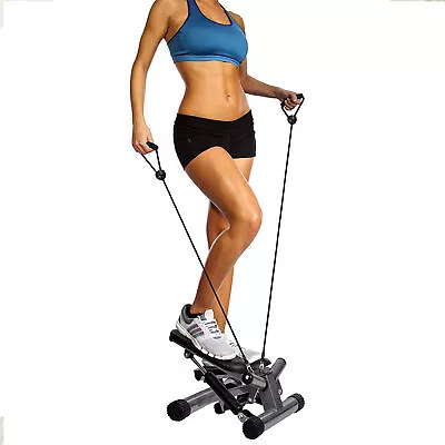 BalanceFrom Adjustable Mini Stepper With LCD Monitor & Resistance Bands (Used) • $46.55