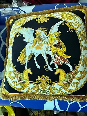 Versace Pillow Cushion Pegasus Home Sofa Chair Bed Decor Original • $299