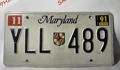 Maryland Yll! Collectible License Plate. Very Unique! Used. Sold As Is • $20.66