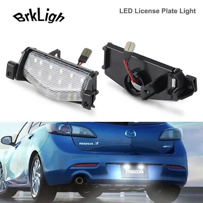 Mazda 3 09-13 Mazda 2 11-13 2Pcs LED License Plate Lights Rear Number Lamp • $25.10