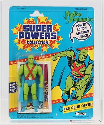 Super Powers 1985 Vintage Kenner Series 2/23 Back Martian Manhunter MOC AFA 75+ • $67