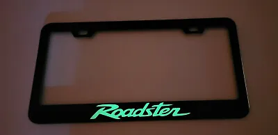 Mazda MX-5 Roadster Logo Glow Stainless Steel License Plate Frame Rust Free • $24.99