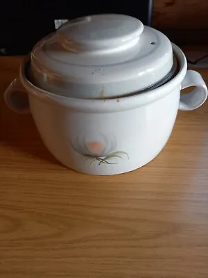 £15 • Buy Vintage Denby Whisper Stoneware Casserole Dish / Lidded Serving Bowl