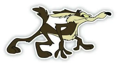 Cartoon Wile Coyote Sticker Decal Laptop Wall Phone Car • $1.95