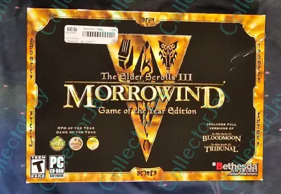 Elder Scrolls III: Morrowind -- Game Of The Year Edition (PC 2003)*New & Sealed • $129