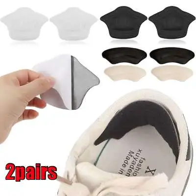 2 Pairs Heel Grips For Loose Shoes Heel Cushion Pads No-Slip Shoe Inserts Half • $5.51