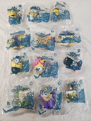 Mcdonalds Happy Meal Toys Minions Complete Set Of 12 Brand New 2015 • $30