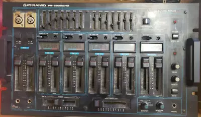 Vintage Pyramid PR-8200ECHO Stereo Equalizer Mixer And Echo Sound. Passes POST • $55