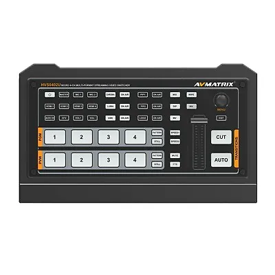 Avmatrix Hvs0402u Micro 4 Channel Hdmi Live Streaming Video Switcher 1×hdmi Pgm  • $549