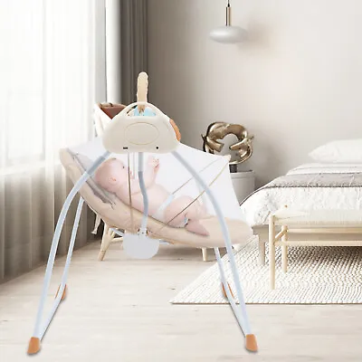 $79 • Buy Luxury Baby Bouncer Swing Seat Rocker Portable Electric Music Infant Cradle Chai