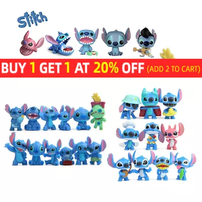 Multiple Styles Cute Lilo And Stitch Action Figures Collection Set Kid Toy Gift  • £5.59