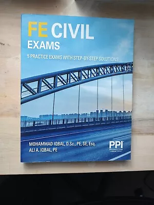 PPI FE Civil Exams - Includes 5 Full FE Civil Practice Exams With... • $75