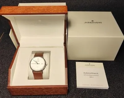 JUNGHANS Max Bill Form Mega Japan Limited White Dial 39mm Men's Watch From JP • $589.99