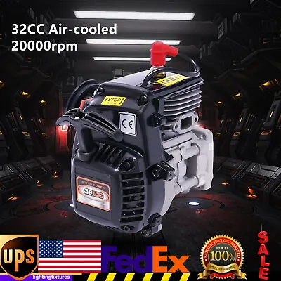 1/5 Scale RC Car 32cc 4 Bolt Gas Engine HPI ROVAN Baja KM 5B 5T SS 5SC GOPED • $116