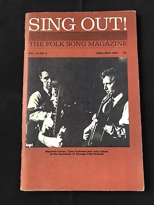 Sing Out￼ The ￼ Folk Song Magazine April May 1964 Maybelle Carter Cover • $10