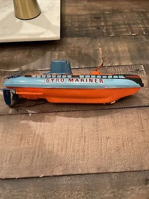 Vintage 60s Gyro Mariner Submarine Sub Toy Hong Kong 9  VG • $39.99