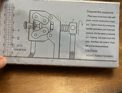 Roller Chain Cutter Breaker Detacher Splitter # 60-100 • $16.50