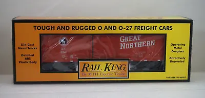 MTH RailKing GREAT NORTHERN O Scale Box Car - 30-7006a • $37.95