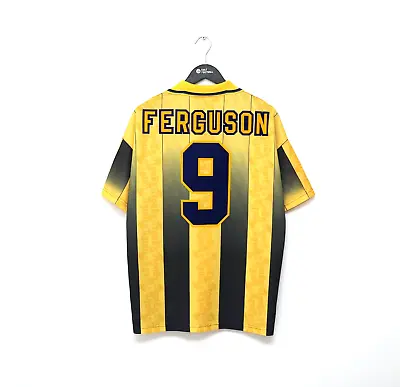 1996/97 FERGUSON #9 Everton Vintage Umbro Away Football Shirt (L) • £99.99