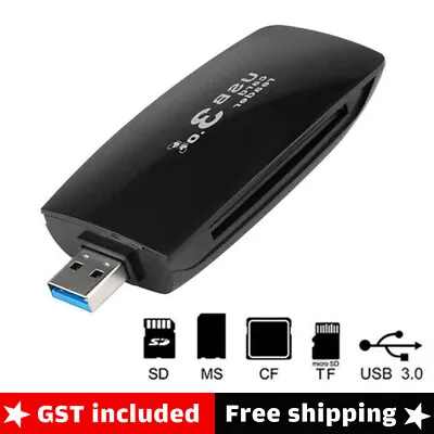 USB 3.0 All In1 Flash Memory Card Reader Adapter For SD SDHC MMC Micro TF CF XD • $14.65