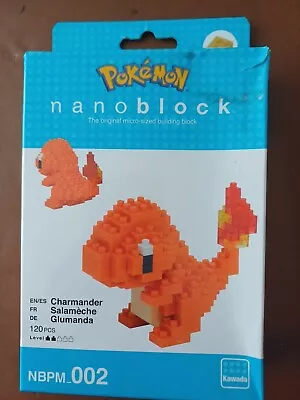 Pokemon Nanoblock  Charmander COMPLETE AND BOX • £3.50