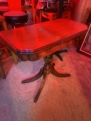 Antique Mahogany Card Table  • $125