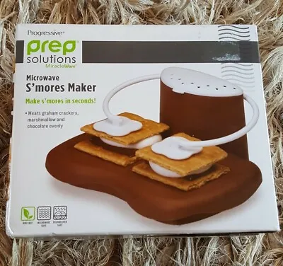 Progressive Prep Solutions Microwave S'mores Maker Brown/White (Open Box) • $23