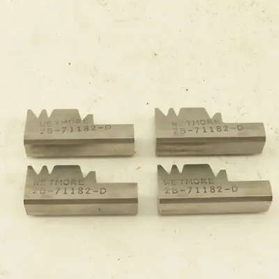 Wetmore 2B-71182 Hobbing Form Mill Cutters Set 3 Lot Of 4 • $28.73