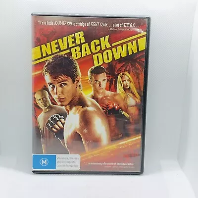 Never Back Down DVD Region 4 Rated M Free Postage • $7