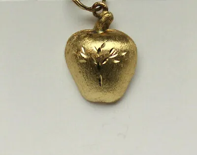 Danecraft Prestige 24 Karat Gold Over Sterling Apple Tree Pendant 25-16429 NEW • £18.01