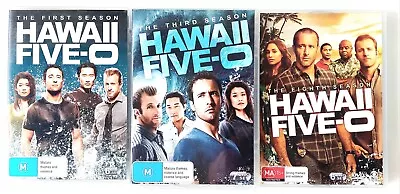 Hawaii Five-0 - Seasons 1 3 & 8 (DVD Region 4 2011-2018) 5-0 - Good Condition  • $29.99