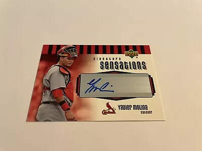 Yadier Molina 2006 Upper Deck Signature Sensations AUTO St Louis • $134.99