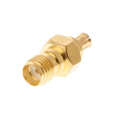 SMA Female To MCX Male Plug Straight RF Coaxial Adapter Connector Converter • £2.90