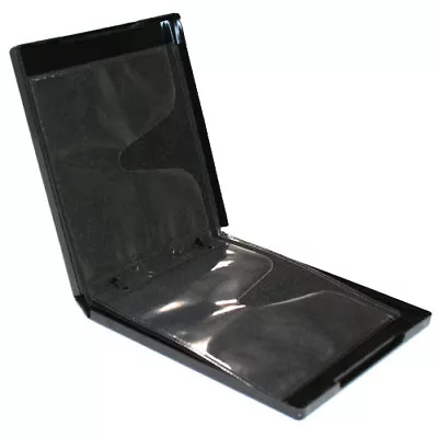 10 Premium Grade 16mm 8 Disc Black CD DVD PP Poly Cases With Refill Sleeves • $20.99